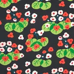 Schumacher 177482 Saku Soft Black fabric swatch