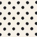 Schumacher 72342 Sakuru Ikat Black fabric swatch