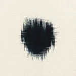 Schumacher 72342 Sakuru Ikat Black fabric swatch
