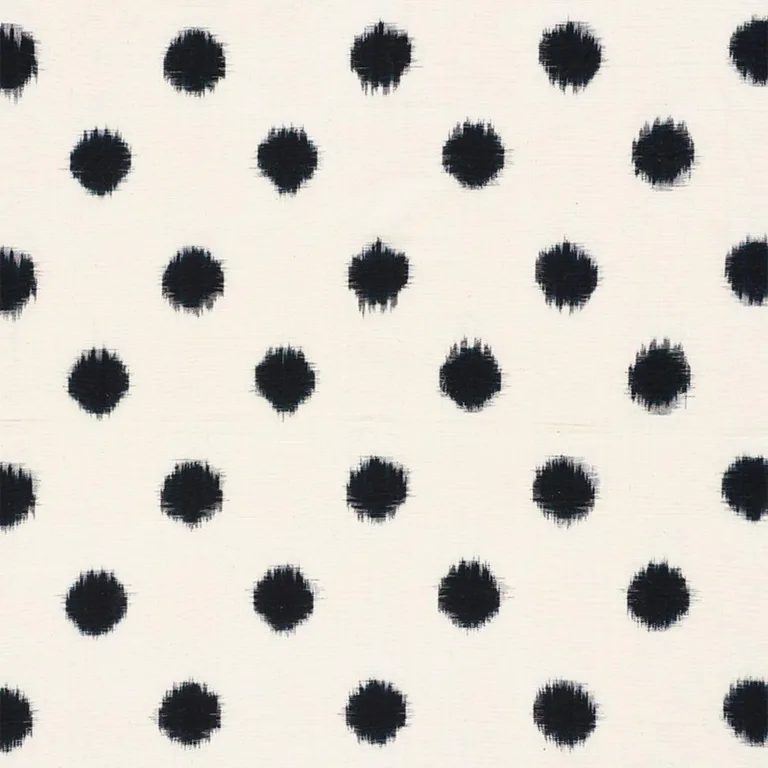 Schumacher 72342 Sakuru Ikat Black fabric swatch