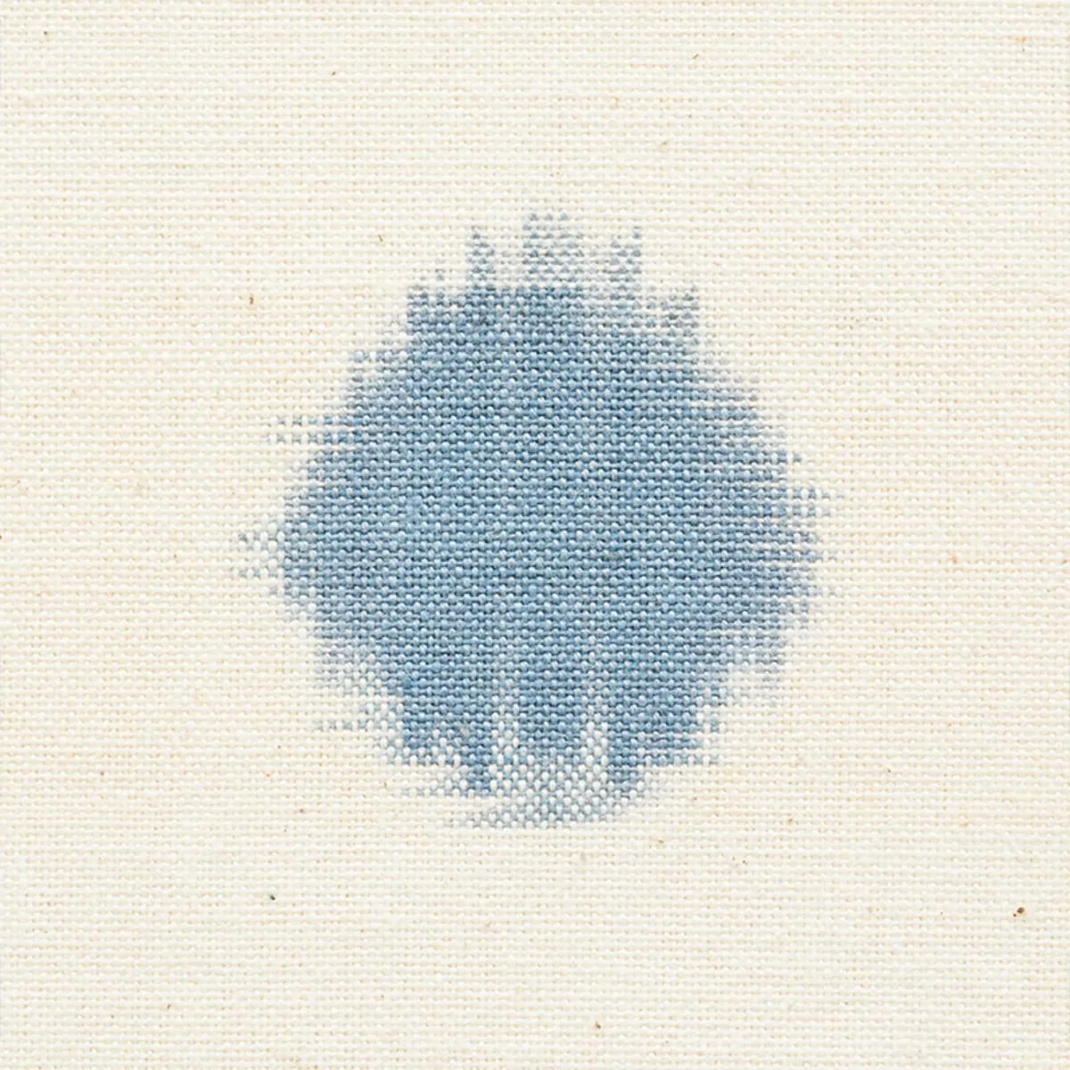 Schumacher 72341 Sakuru Ikat Sky fabric swatch