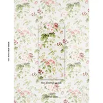 Schumacher 178155 Salisbury Chintz Blush fabric swatch