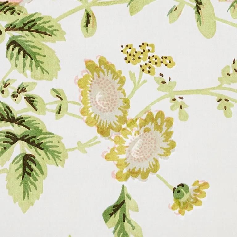 Schumacher 178155 Salisbury Chintz Blush fabric swatch