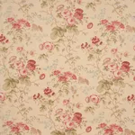 Schumacher 178157 Salisbury Chintz Butter fabric swatch