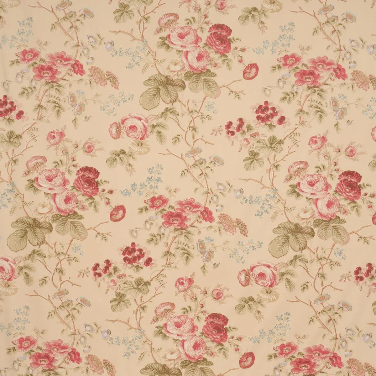 178157 Salisbury Chintz Butter Fabric
