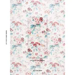 Schumacher 178152 Salisbury Chintz Rose fabric swatch