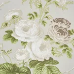Schumacher 178156 Salisbury Chintz Taupe fabric swatch