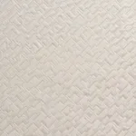 Schumacher 71191 Salon Matelassé Satin Limestone fabric swatch