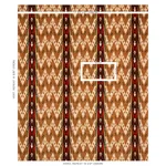 Schumacher 80240 Samar Ikat Velvet Gold fabric swatch