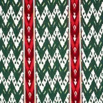 Schumacher 80241 Samar Ikat Velvet Green fabric swatch