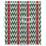 Schumacher 80241 Samar Ikat Velvet Green fabric swatch