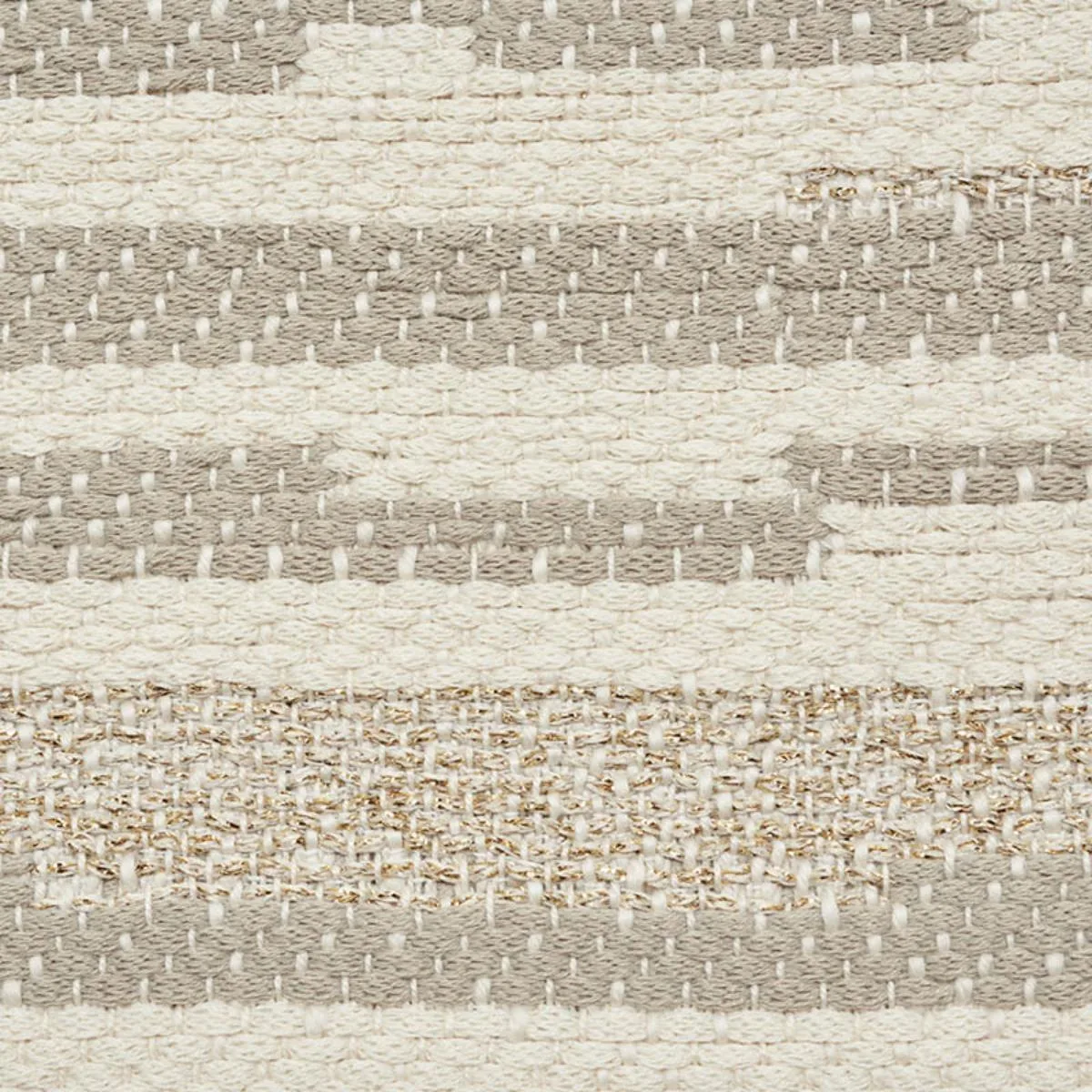 Schumacher 76510 Sambar Dove & Gold fabric swatch
