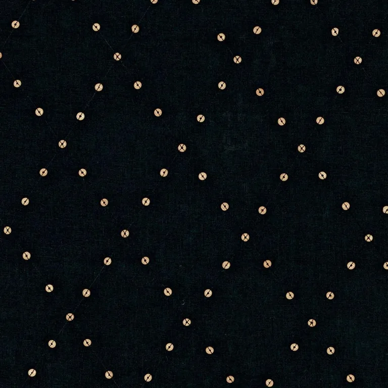 Schumacher 69080 Samoa Diamond Black fabric swatch