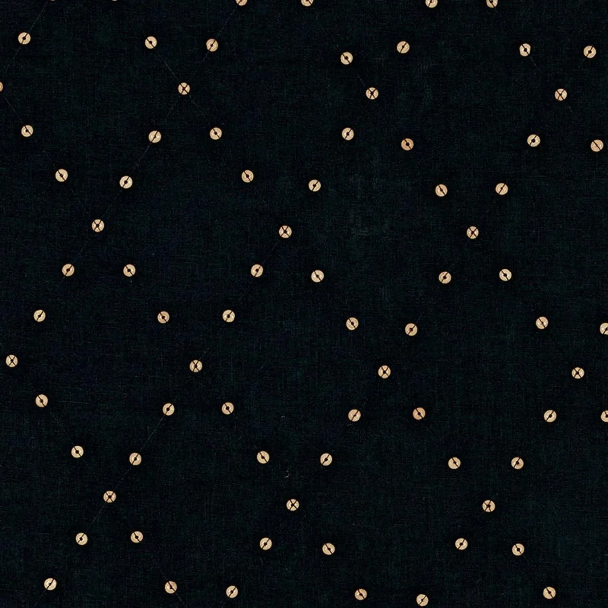 Schumacher 69080 Samoa Diamond Black fabric swatch