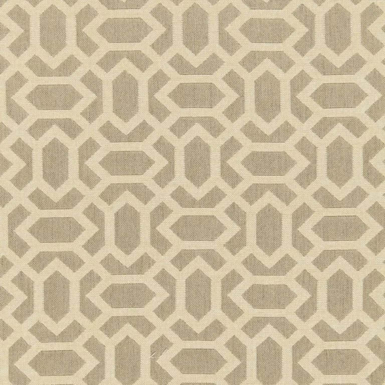 Schumacher 66061 San Remo Fret Sahara fabric swatch