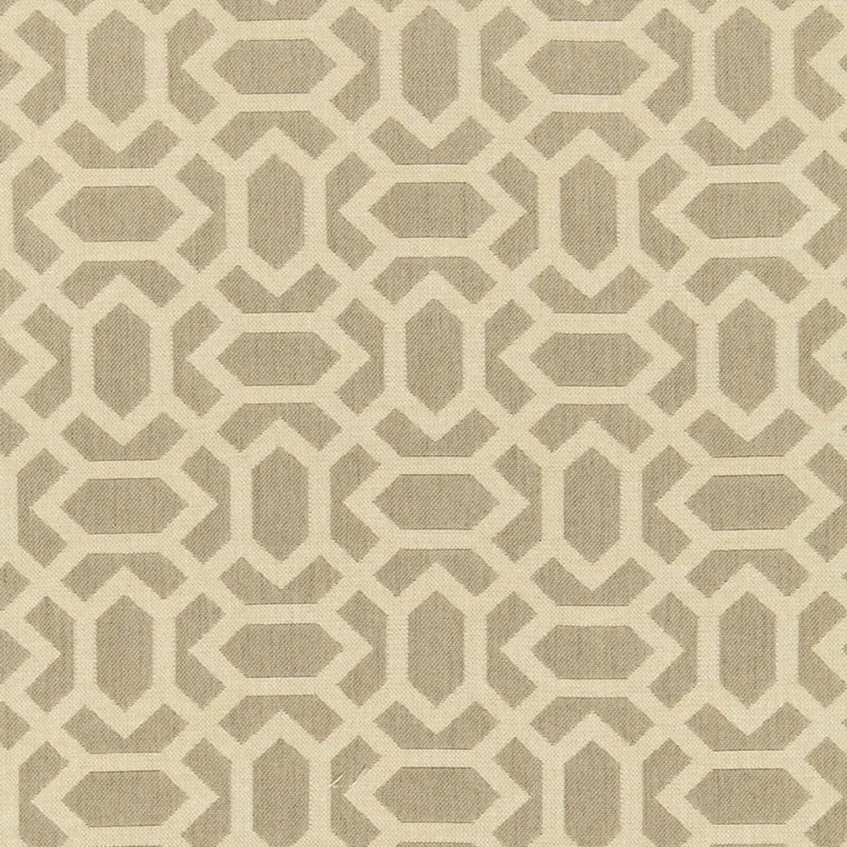 Schumacher 66061 San Remo Fret Sahara fabric swatch