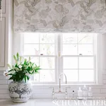 Schumacher 174543 Sandoway Vine Linen fabric swatch
