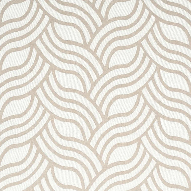Schumacher 79952 Sangomar Appliqué Brown fabric swatch
