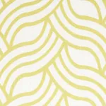 Schumacher 79950 Sangomar Appliqué Citron fabric swatch