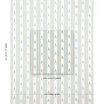 Schumacher 74223 Santa Barbara Ikat China Blue fabric swatch