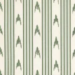 Schumacher 74224 Santa Barbara Ikat Leaf Green fabric swatch