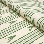 Schumacher 74224 Santa Barbara Ikat Leaf Green fabric swatch
