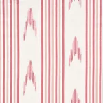 Schumacher 74221 Santa Barbara Ikat Pink fabric swatch