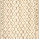Schumacher 176500 Santa Monica Ikat Neutral fabric swatch