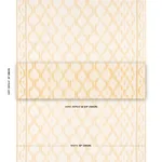 Schumacher 176505 Santa Monica Ikat Yellow fabric swatch