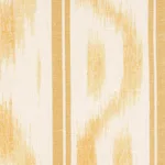Schumacher 176505 Santa Monica Ikat Yellow fabric swatch