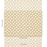 Schumacher 181080 Santorini Print Indoor/Outdoor Desert fabric swatch