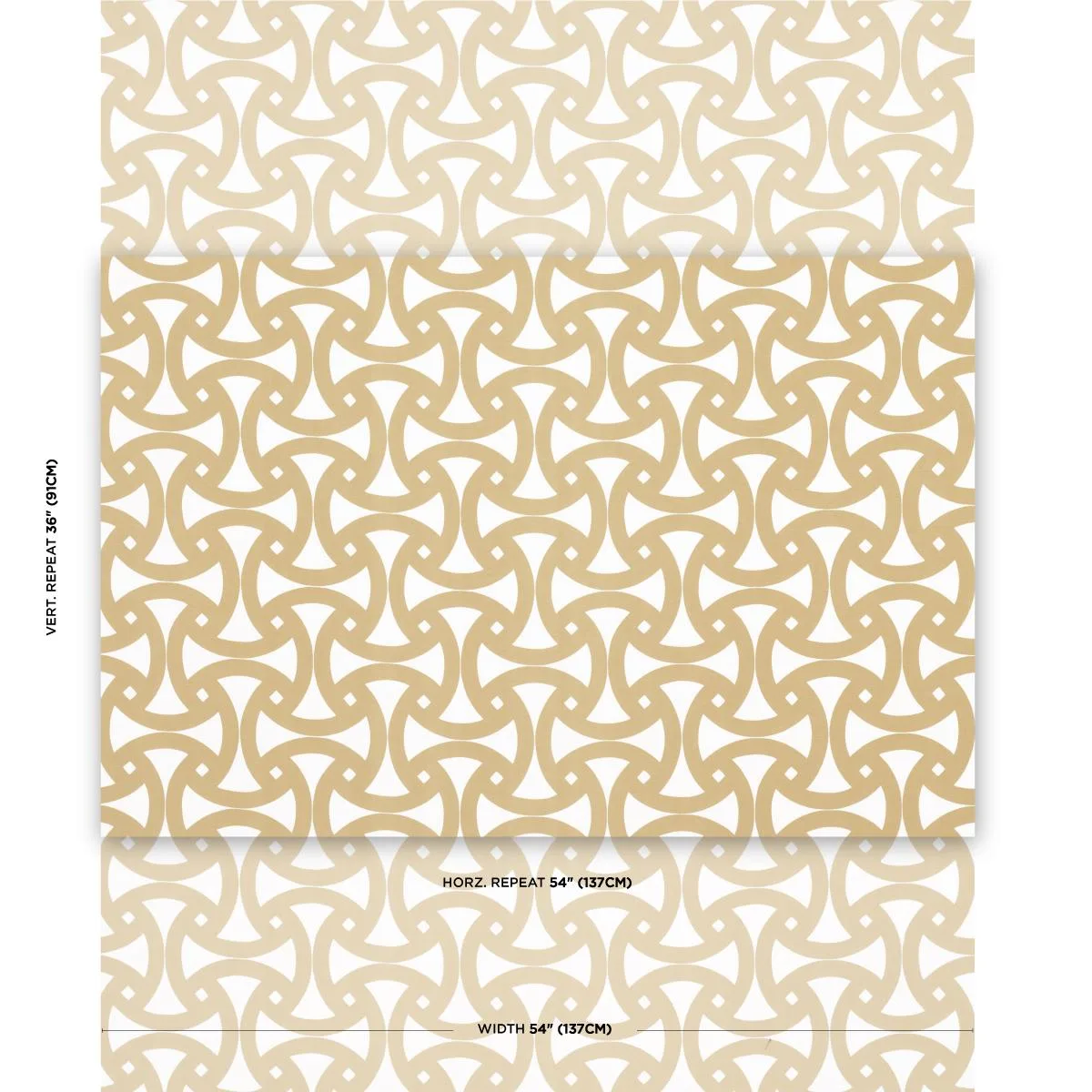 Schumacher 181080 Santorini Print Indoor/Outdoor Desert fabric swatch