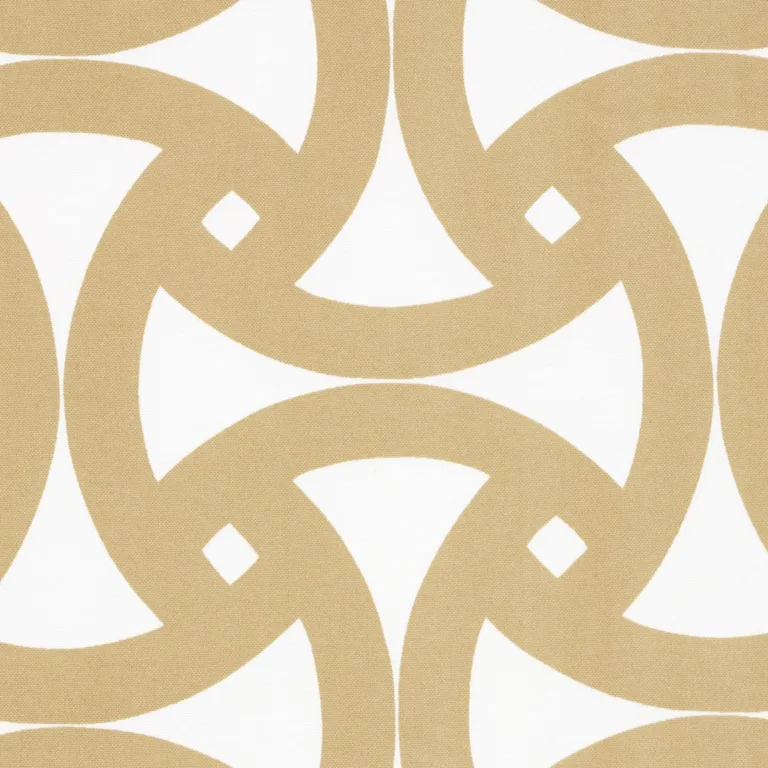 Schumacher 181080 Santorini Print Indoor/Outdoor Desert fabric swatch