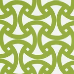 Schumacher 181081 Santorini Print Indoor/Outdoor Fern fabric swatch