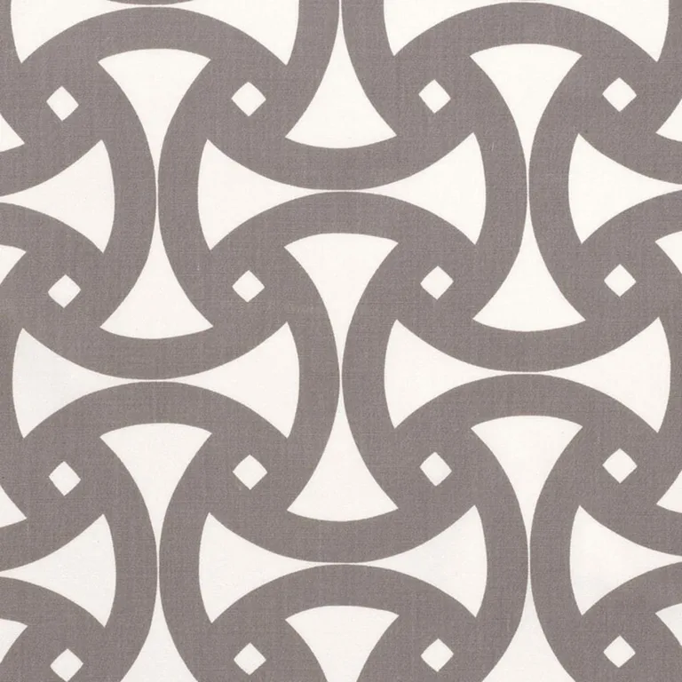 Schumacher 174302 Santorini Print Indoor/Outdoor Fog fabric swatch