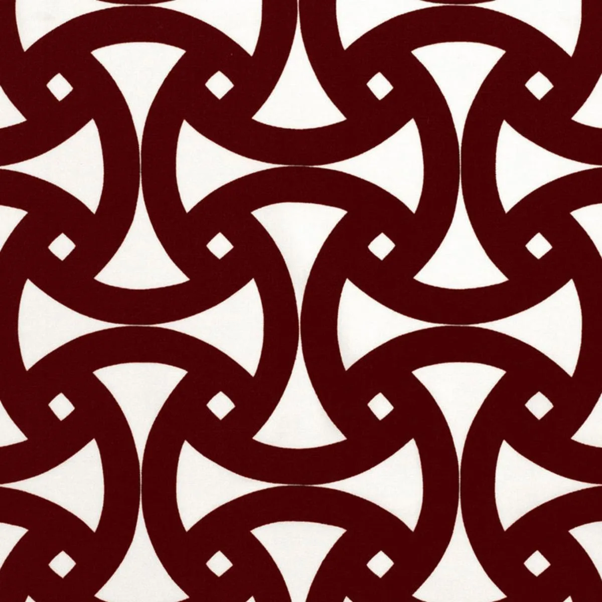 Schumacher 174303 Santorini Print Indoor/Outdoor Java fabric swatch