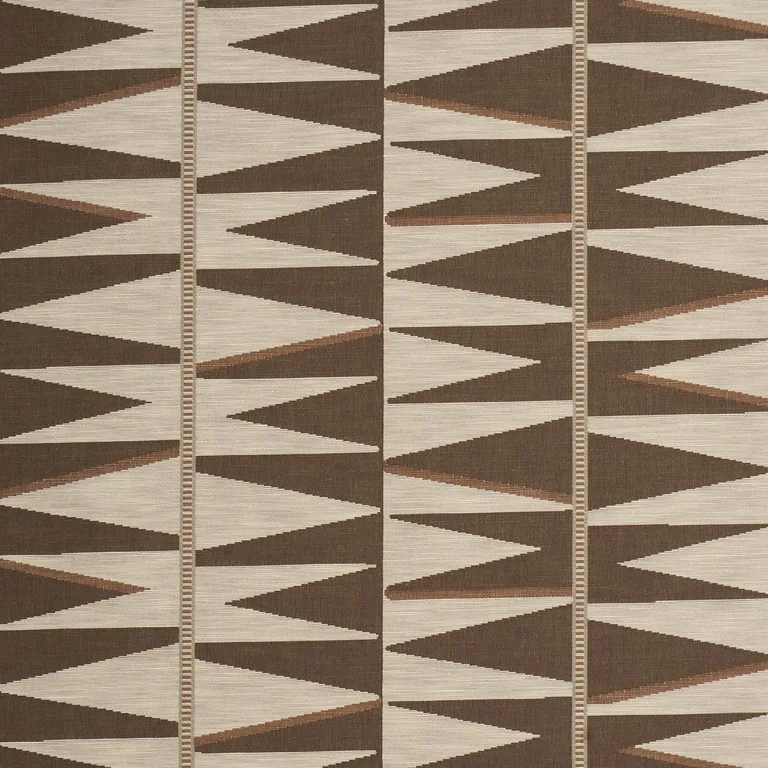 Schumacher 86250 Sarita Tapestry Java fabric swatch