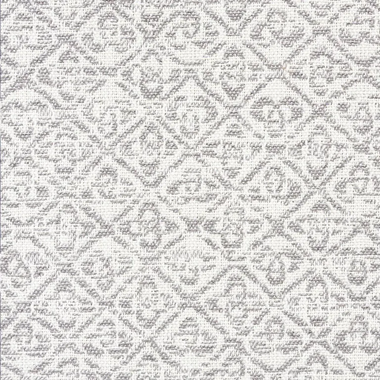 Schumacher 69025 Sarong Weave Indoor/Outdoor Grey fabric swatch