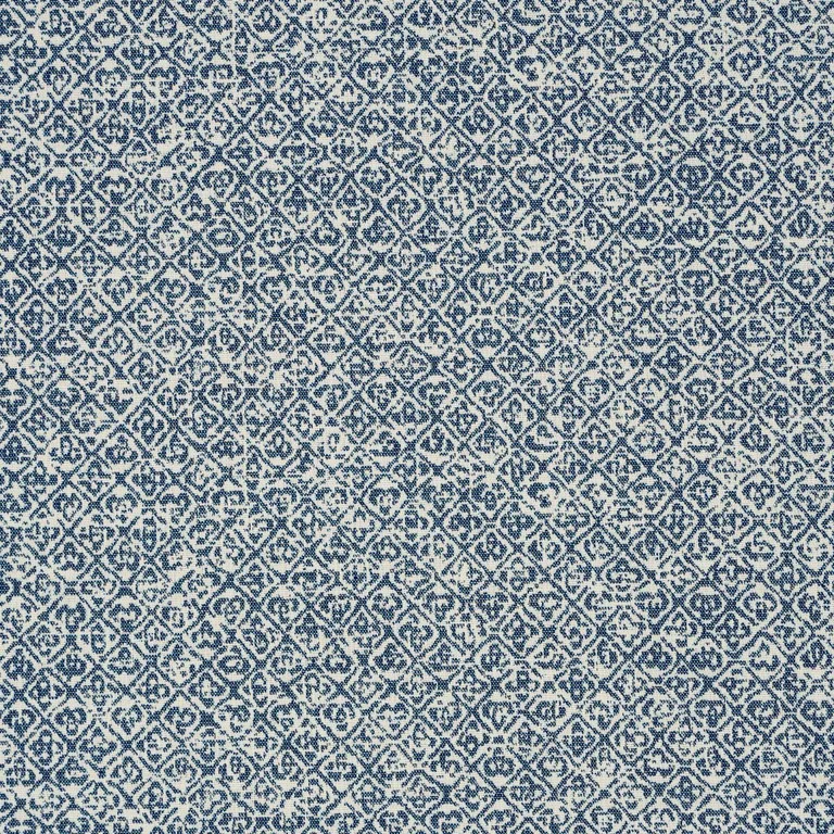 Schumacher 84303 Sarong Weave Indoor/Outdoor Indigo fabric swatch
