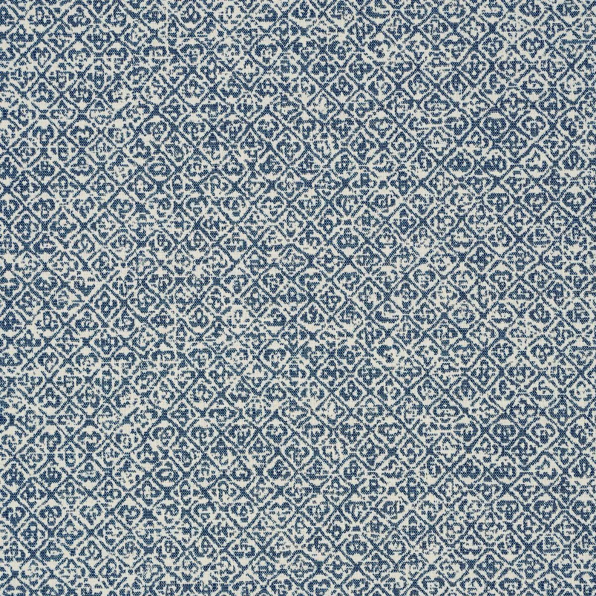Schumacher 84303 Sarong Weave Indoor/Outdoor Indigo fabric swatch