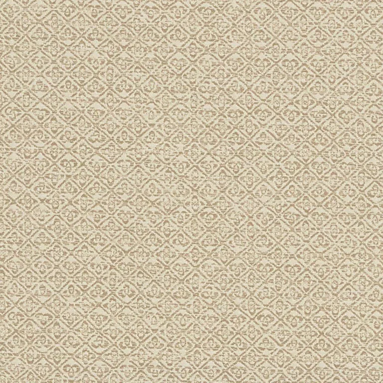 Schumacher 69022 Sarong Weave Indoor/Outdoor White Sand fabric swatch