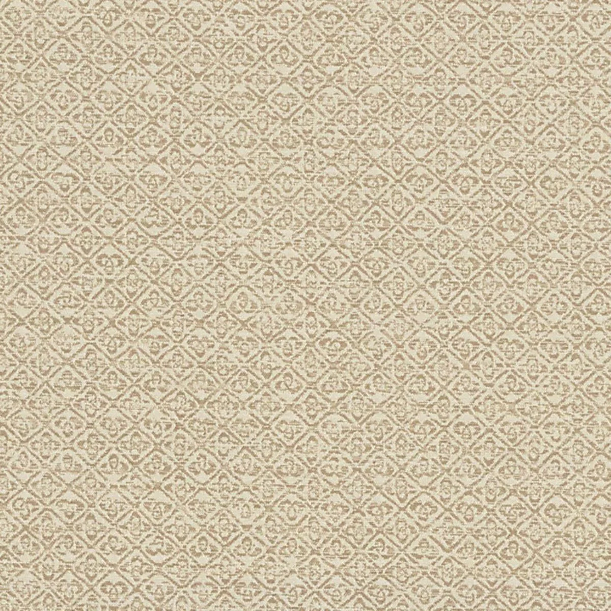 Schumacher 69022 Sarong Weave Indoor/Outdoor White Sand fabric swatch