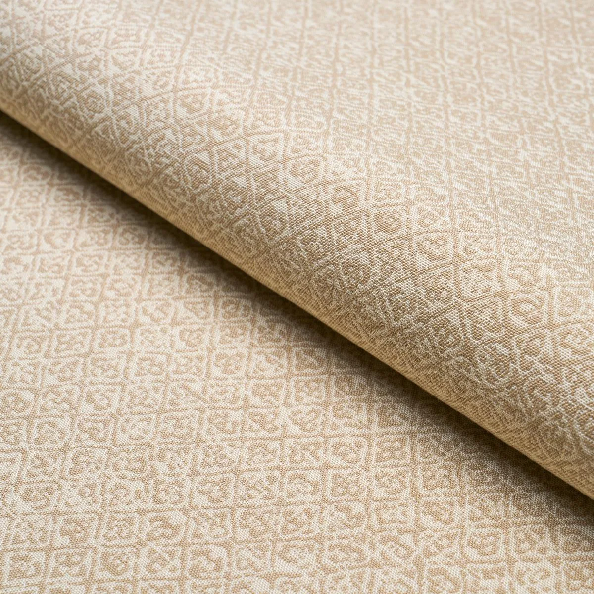 Schumacher 84300 Sarong Weave Indoor/Outdoor White Sand fabric swatch
