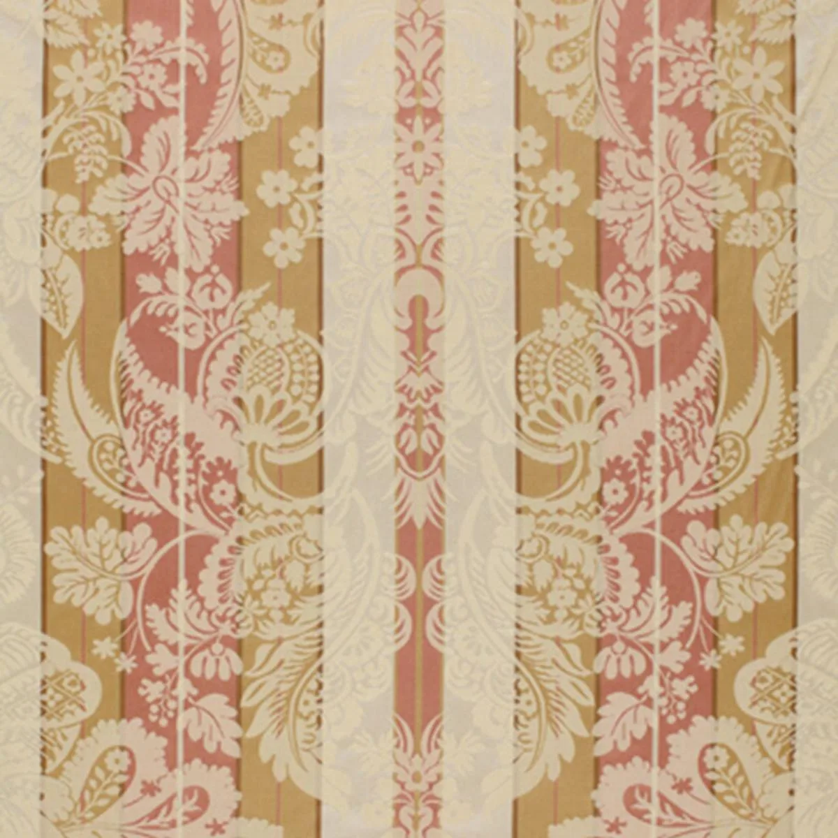 Schumacher 64392 Savannah Imberline Damask Rose Quartz fabric swatch