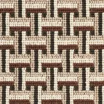 Schumacher 76971 Saxon éPinglé Cinder fabric swatch