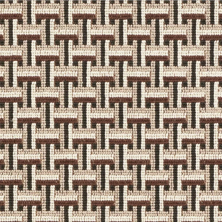Schumacher 76971 Saxon éPinglé Cinder fabric swatch