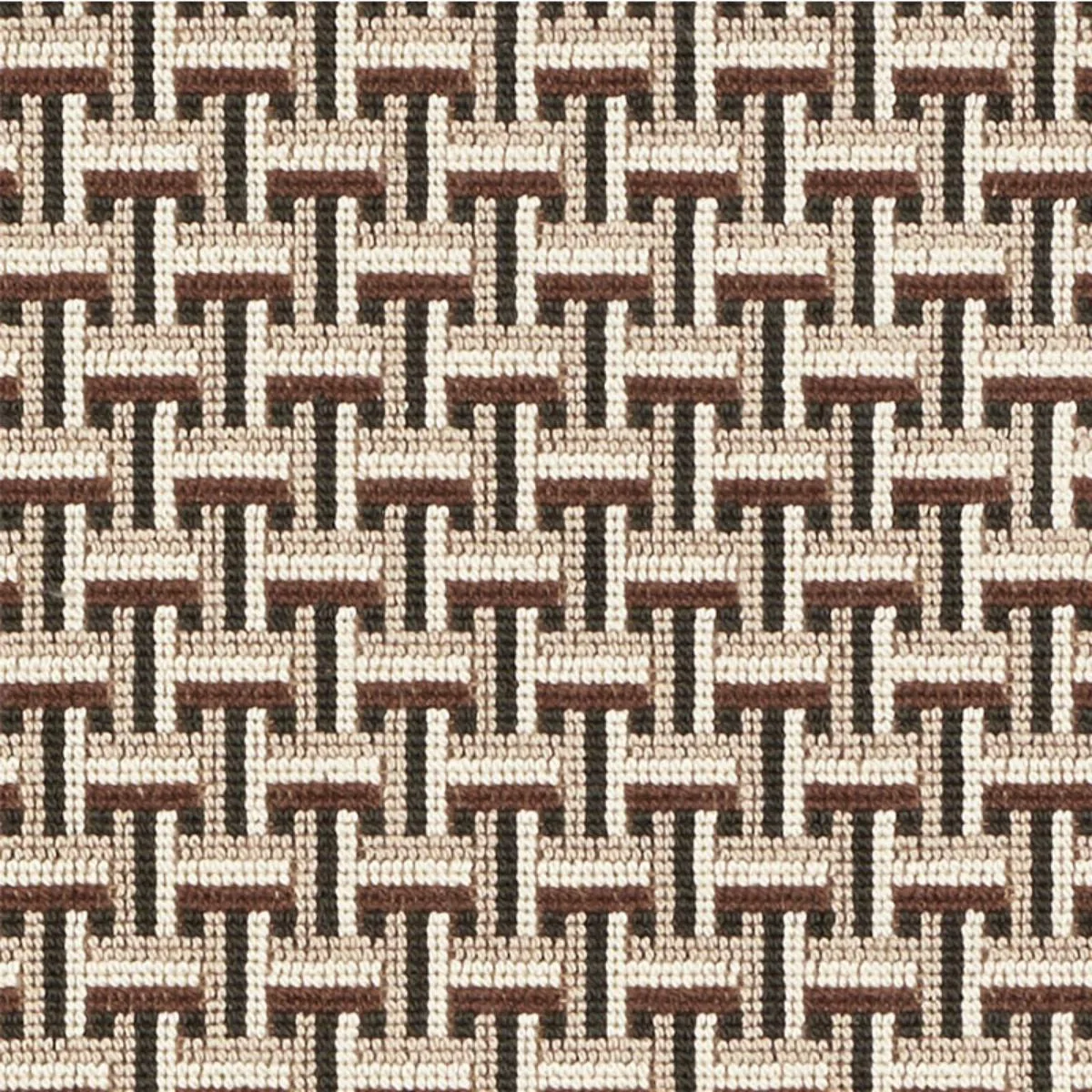 Schumacher 76971 Saxon éPinglé Cinder fabric swatch