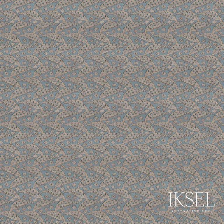 Schumacher RF917CR51 Saz Leaves Nattier fabric swatch