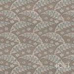 Schumacher RF917CR56 Saz Leaves Tawny fabric swatch