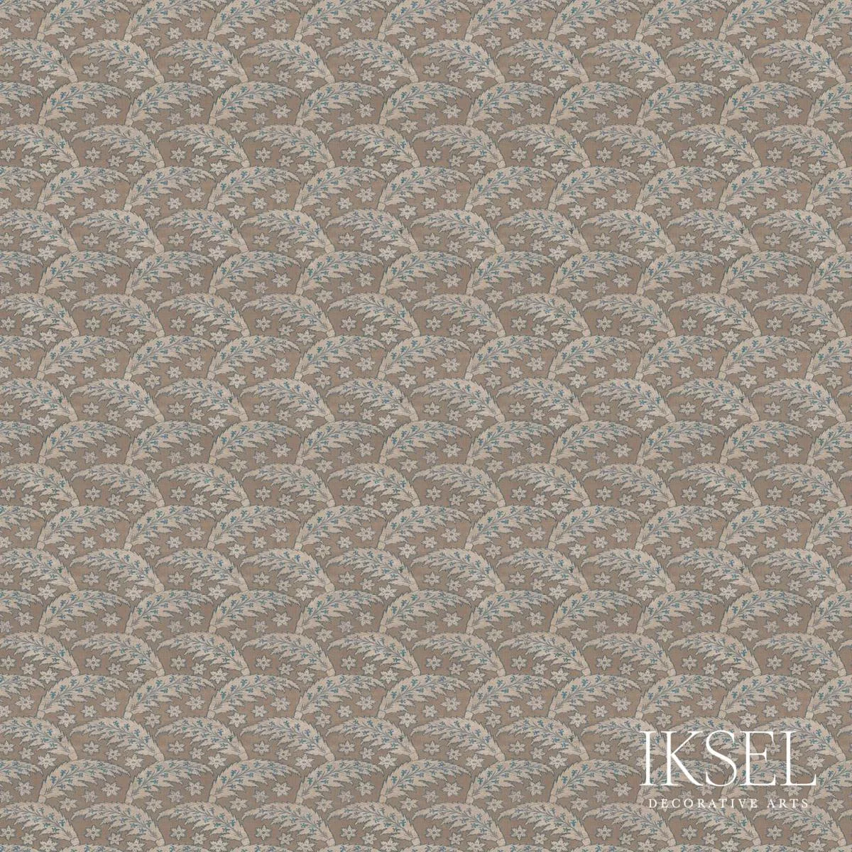 Schumacher RF917CR56 Saz Leaves Tawny fabric swatch